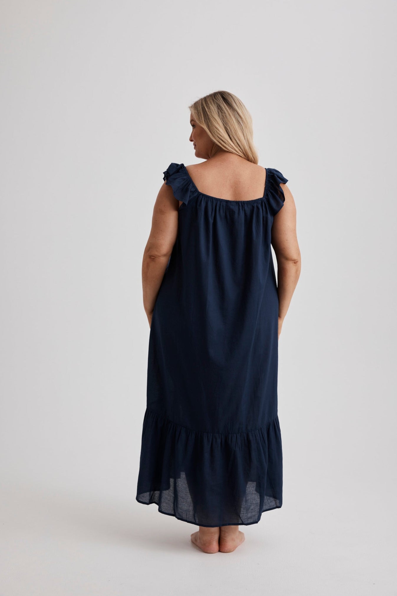 Aurora - Nightgown - Long - Navy