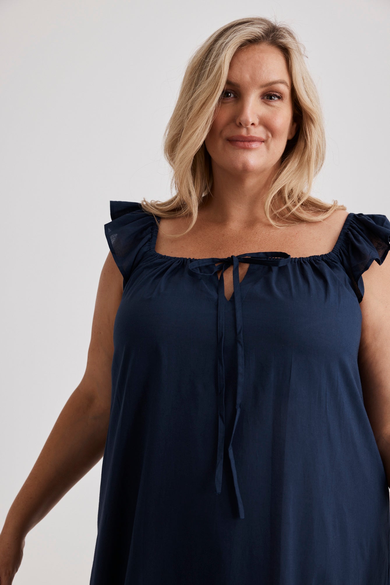 Aurora - Nightgown - Long - Navy
