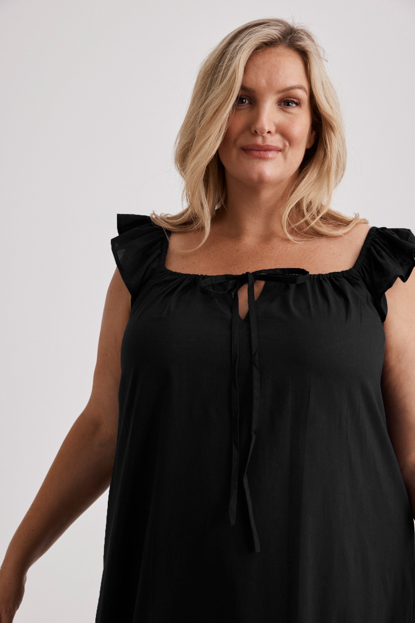 Aurora - Nightgown - Long - Black