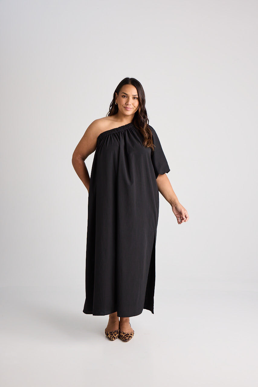 Charlize - Dress - Long - Black