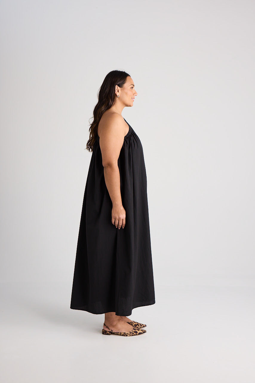 Charlize - Dress - Long - Black
