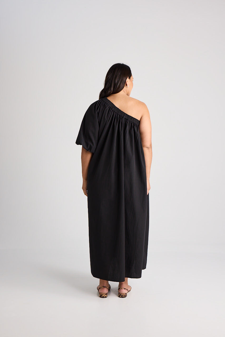 Charlize - Dress - Long - Black