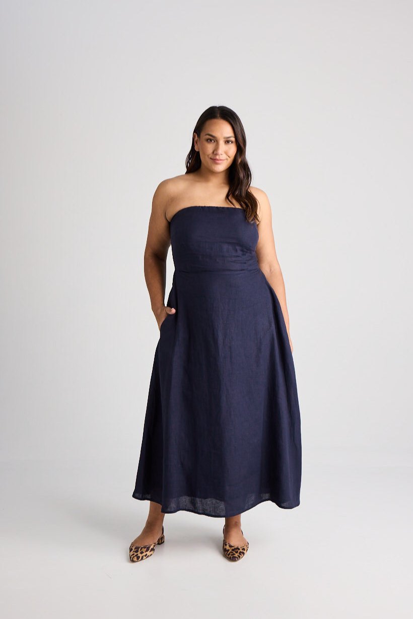 Aerin - Dress - Long - Navy