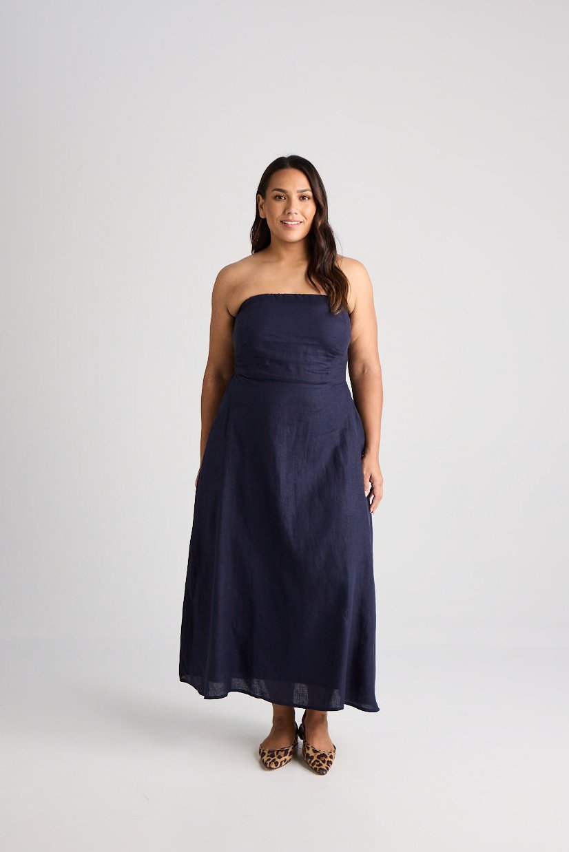 Aerin - Dress - Long - Navy