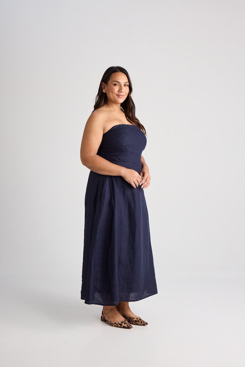 Aerin - Dress - Long - Navy
