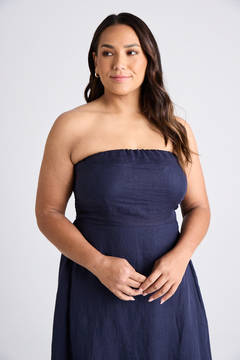 Aerin - Dress - Long - Navy