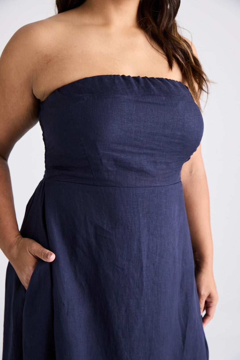 Aerin - Dress - Long - Navy