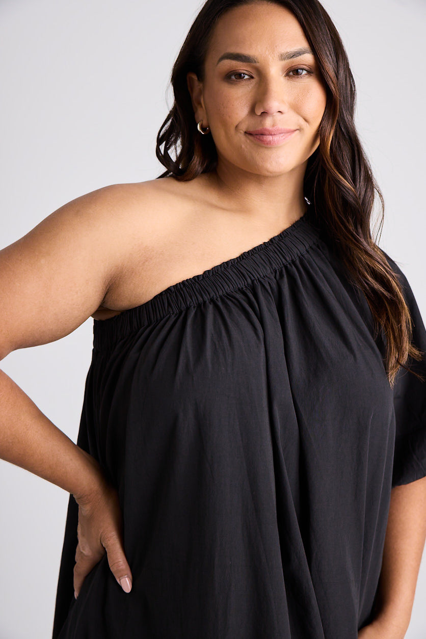 Charlize - Dress - Long - Black