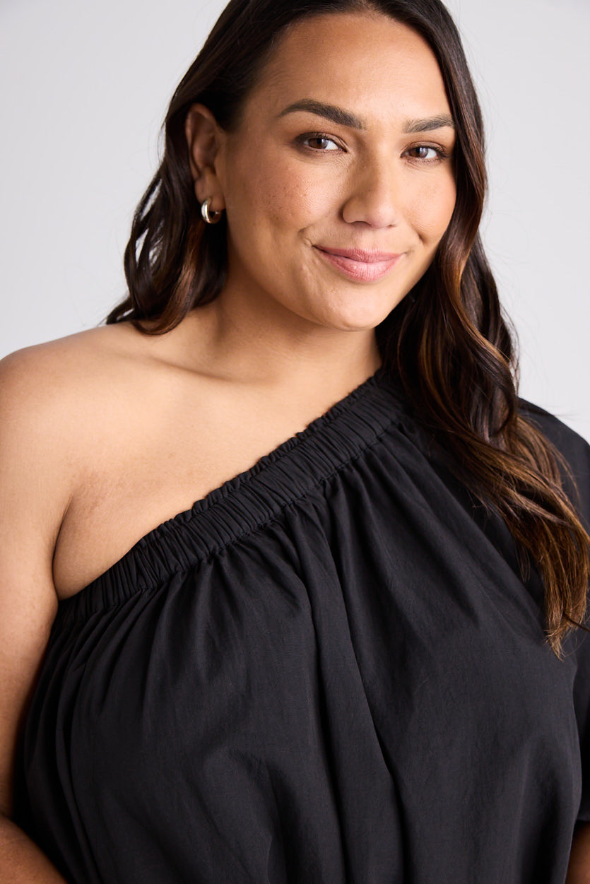 Charlize - Dress - Long - Black