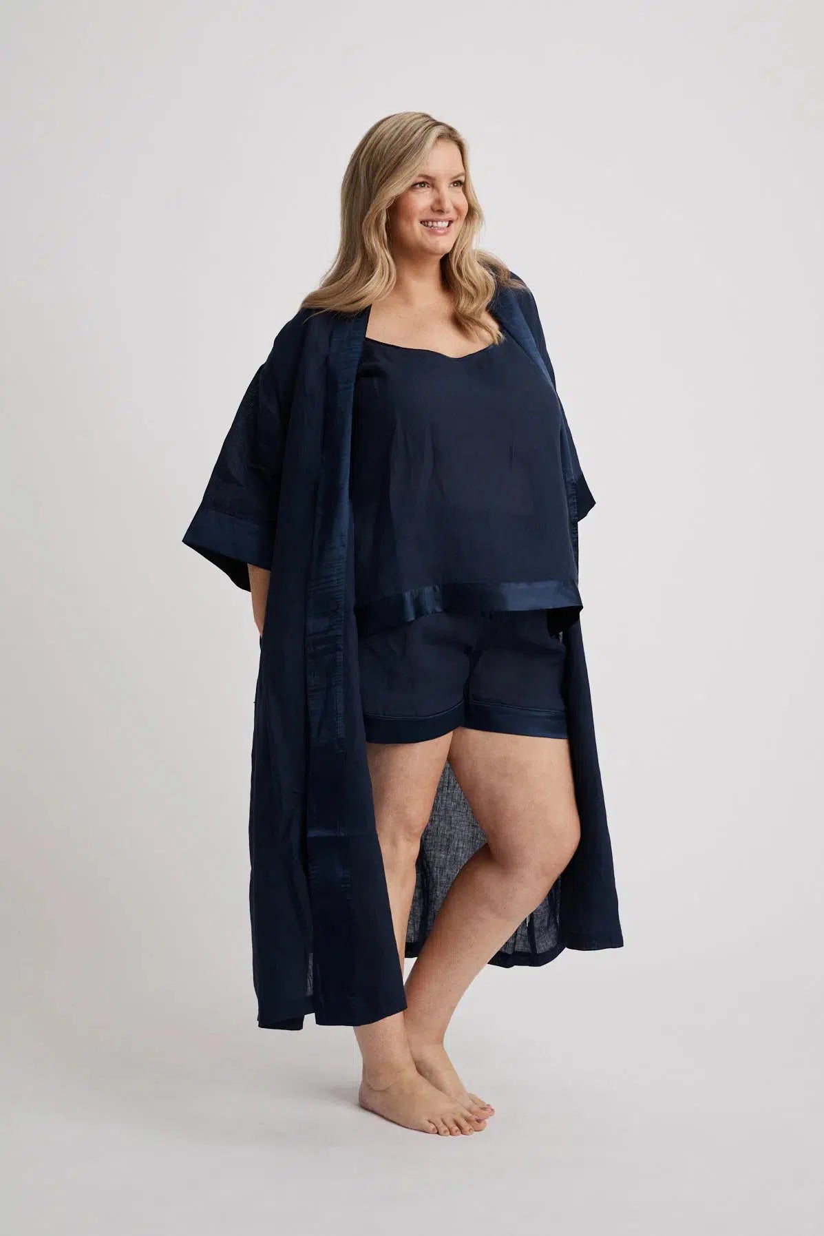 Anne - Robe - Long - Navy-Robe | XS- | Hank & Hera