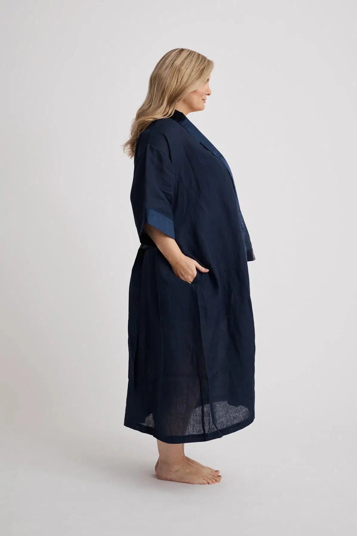 Anne - Robe - Long - Navy-Robe | XS- | Hank & Hera