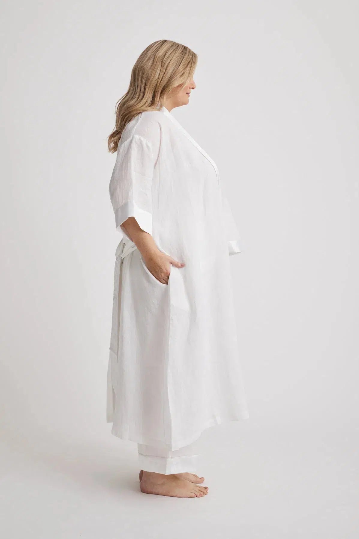 Anne - Robe - Long - White-Robe | XS- | Hank & Hera