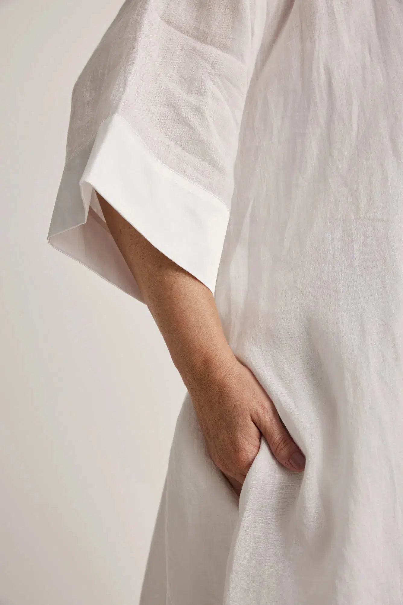 Anne - Robe - Long - White-Robe | XS- | Hank & Hera