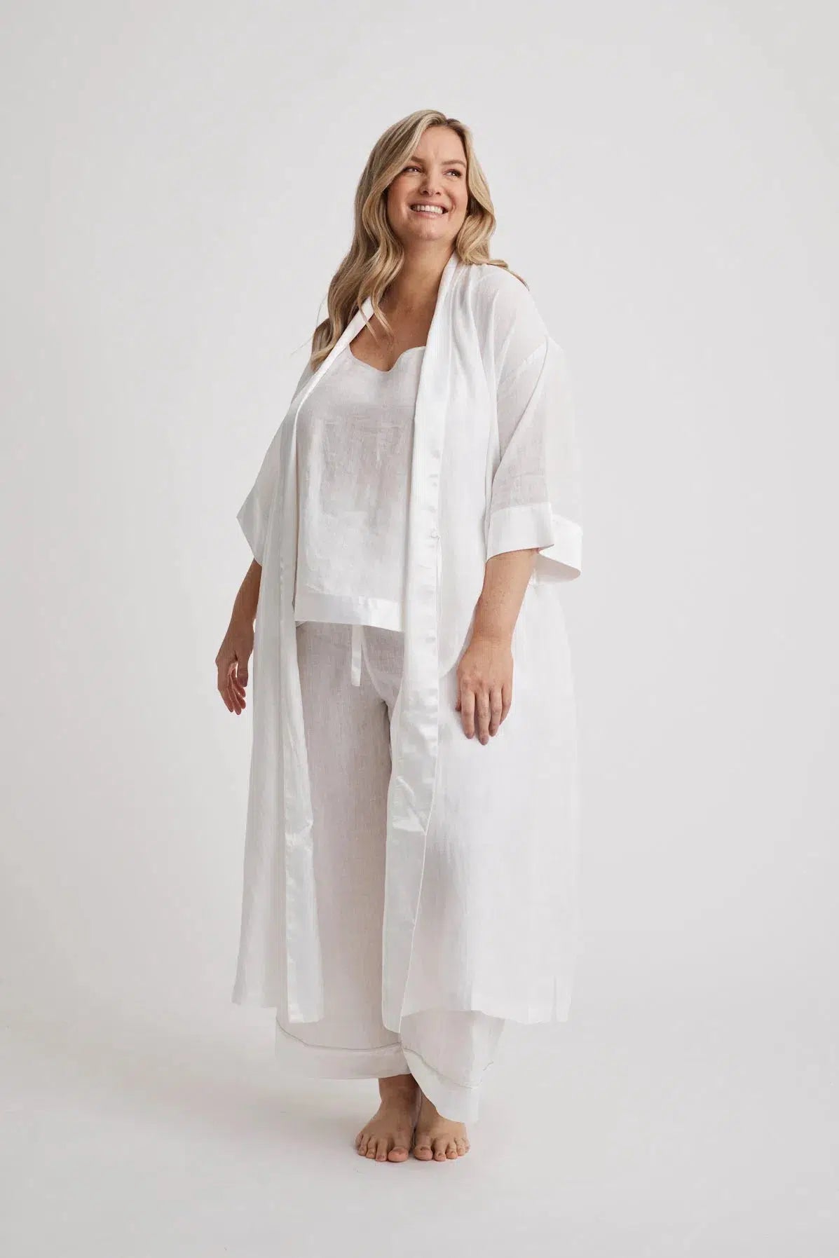 Anne - Robe - Long - White-Robe | XS- | Hank & Hera