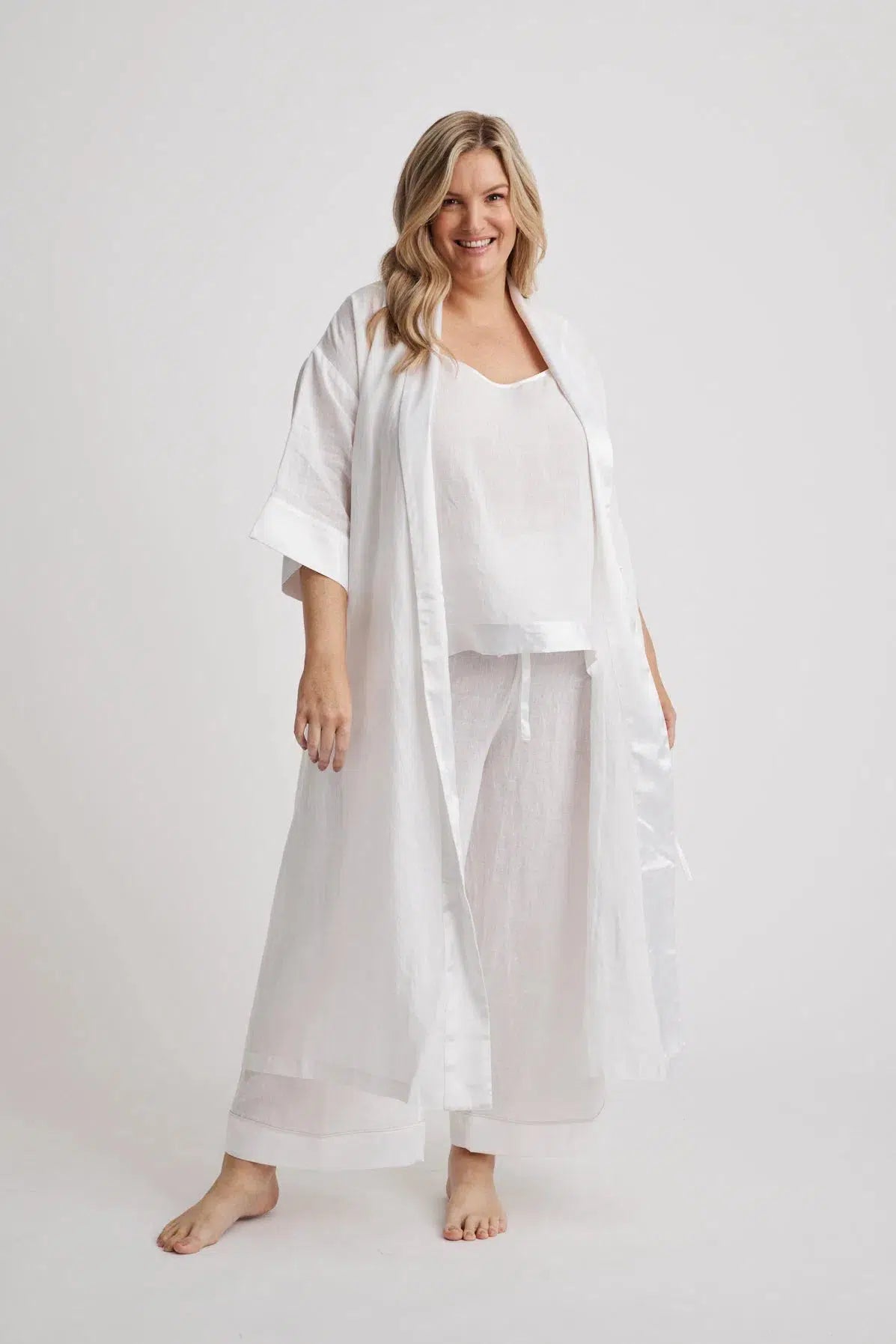 Anne - Robe - Long - White-Robe | XS- | Hank & Hera