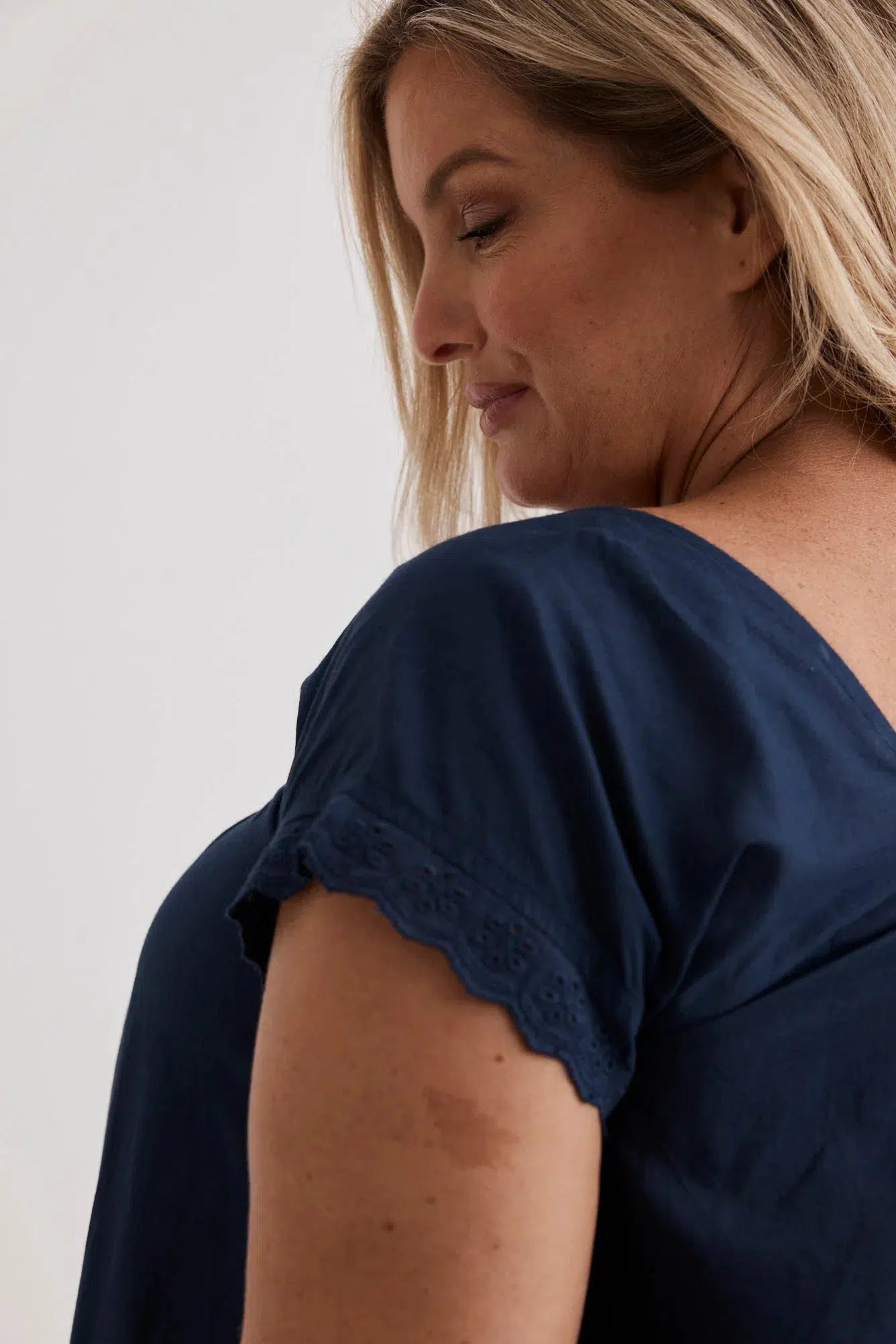 Arianna - Nightie - Long - Navy-Nightie | XS- | Hank & Hera