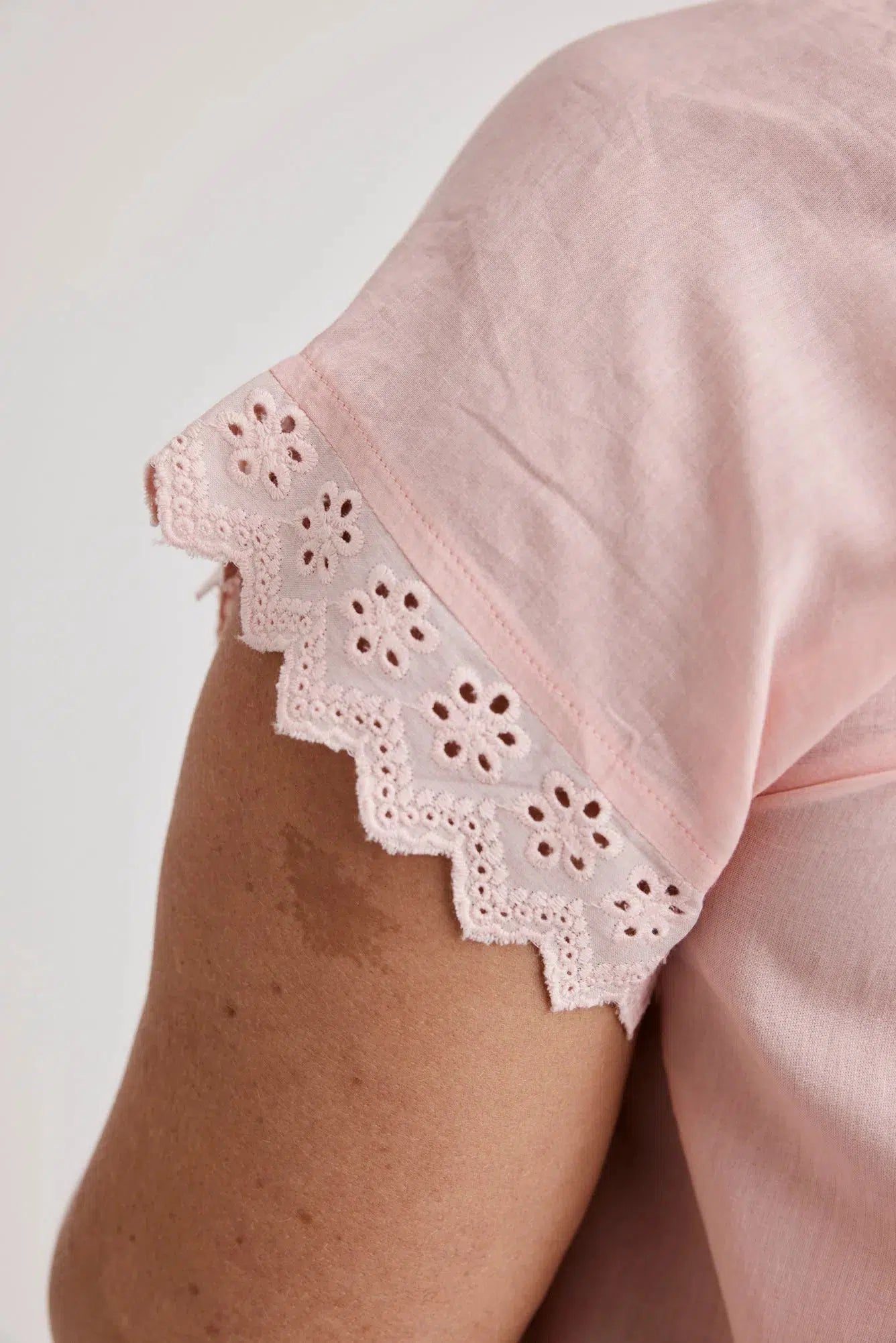 Arianna - Nightie - Long - Pink-Nightie | XS- | Hank & Hera