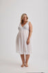 Elizabeth - Nightie - Short - Cotton&Silk - White-Nightie | XS- | Hank & Hera
