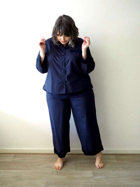 Hera - Pajama Pant - Cotton - Navy