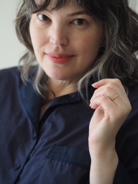 Hera - Pajama Shirt - Cotton - Navy