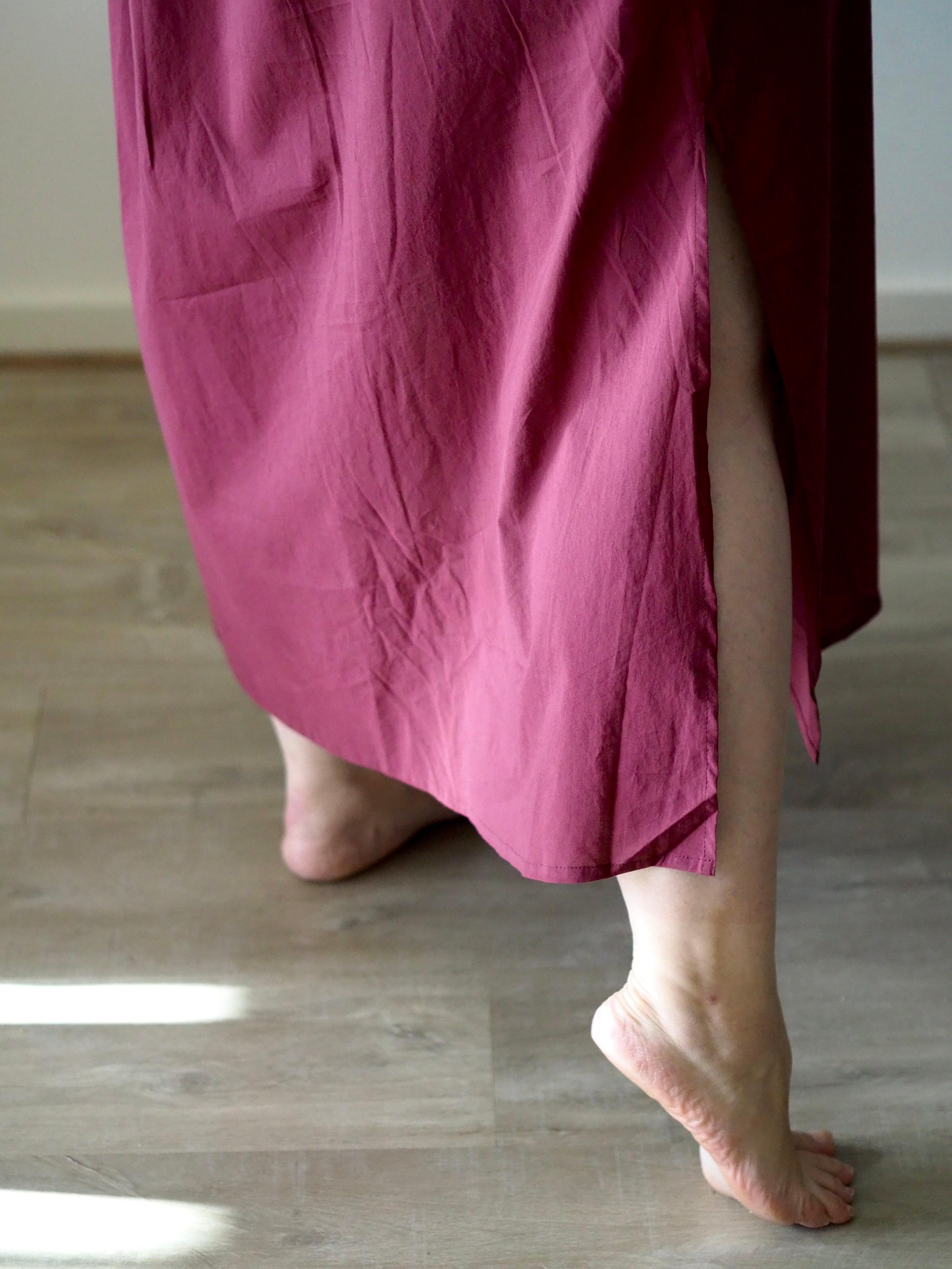 Leilani - Nightdress - Long - Burgundy