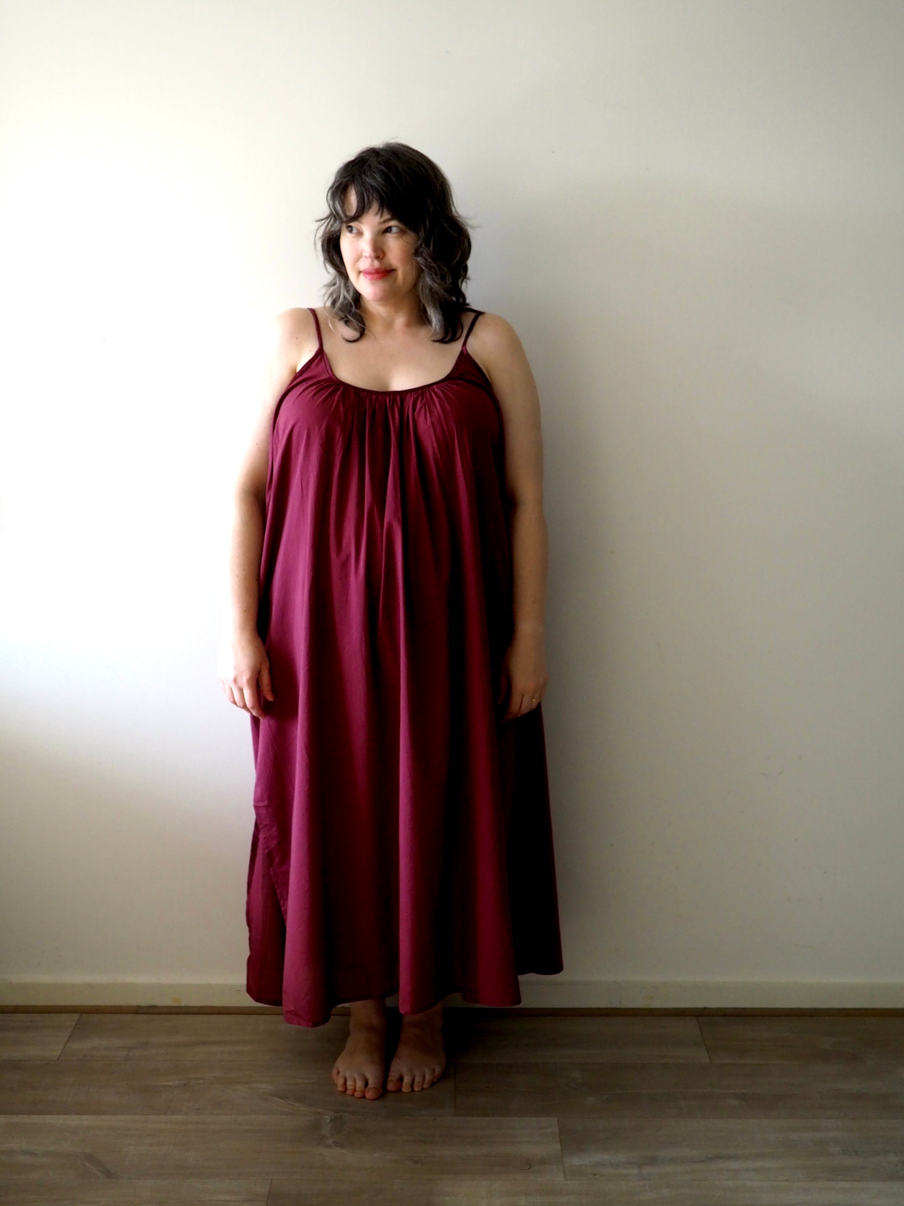 Leilani - Nightdress - Long - Burgundy