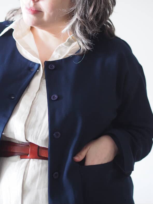 Jacqui - Jacket - Navy