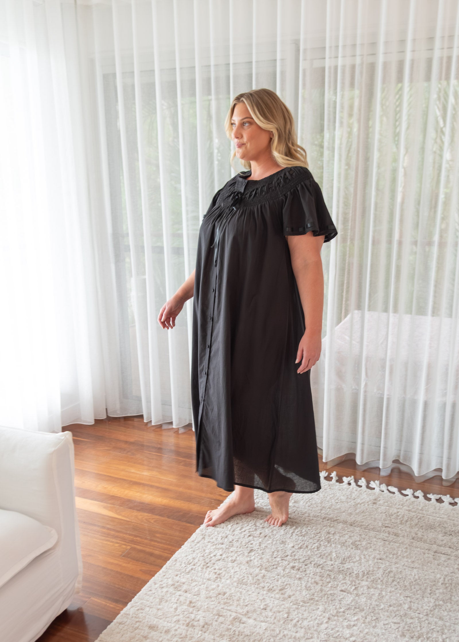 Harriet Nightgown - Black
