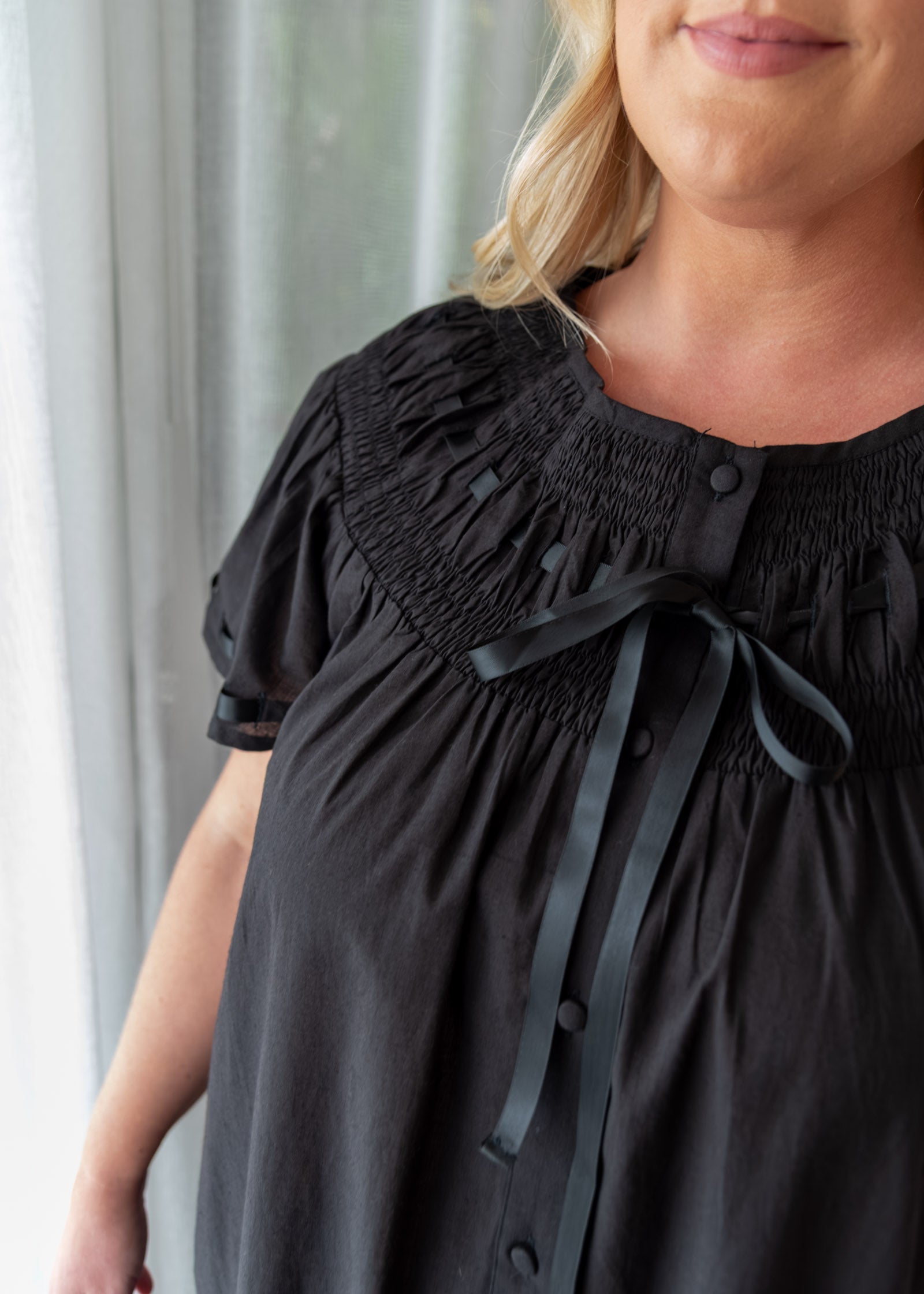 Harriet Nightgown - Black