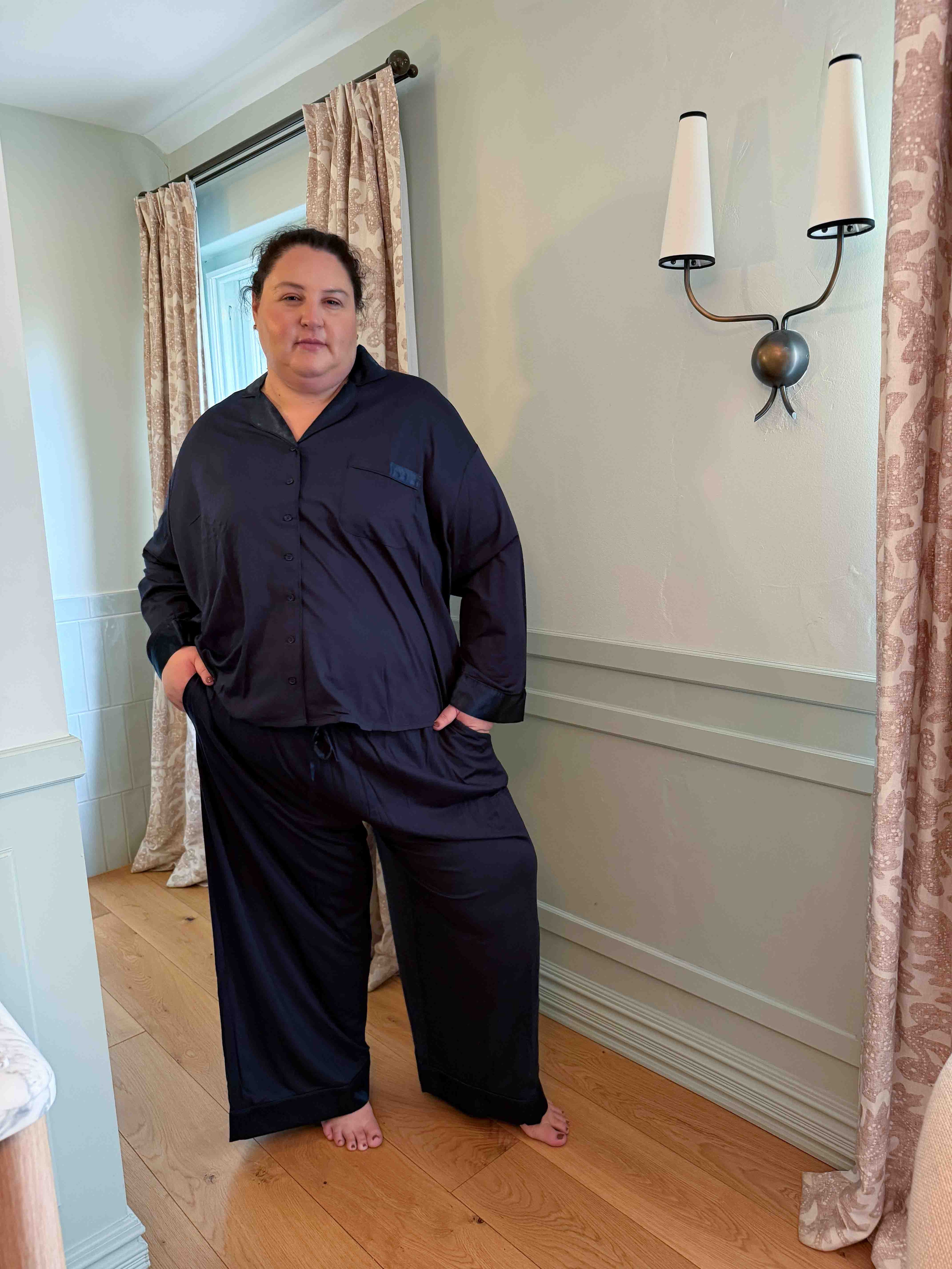 The Hebe - Tencel PJ Pant - Navy