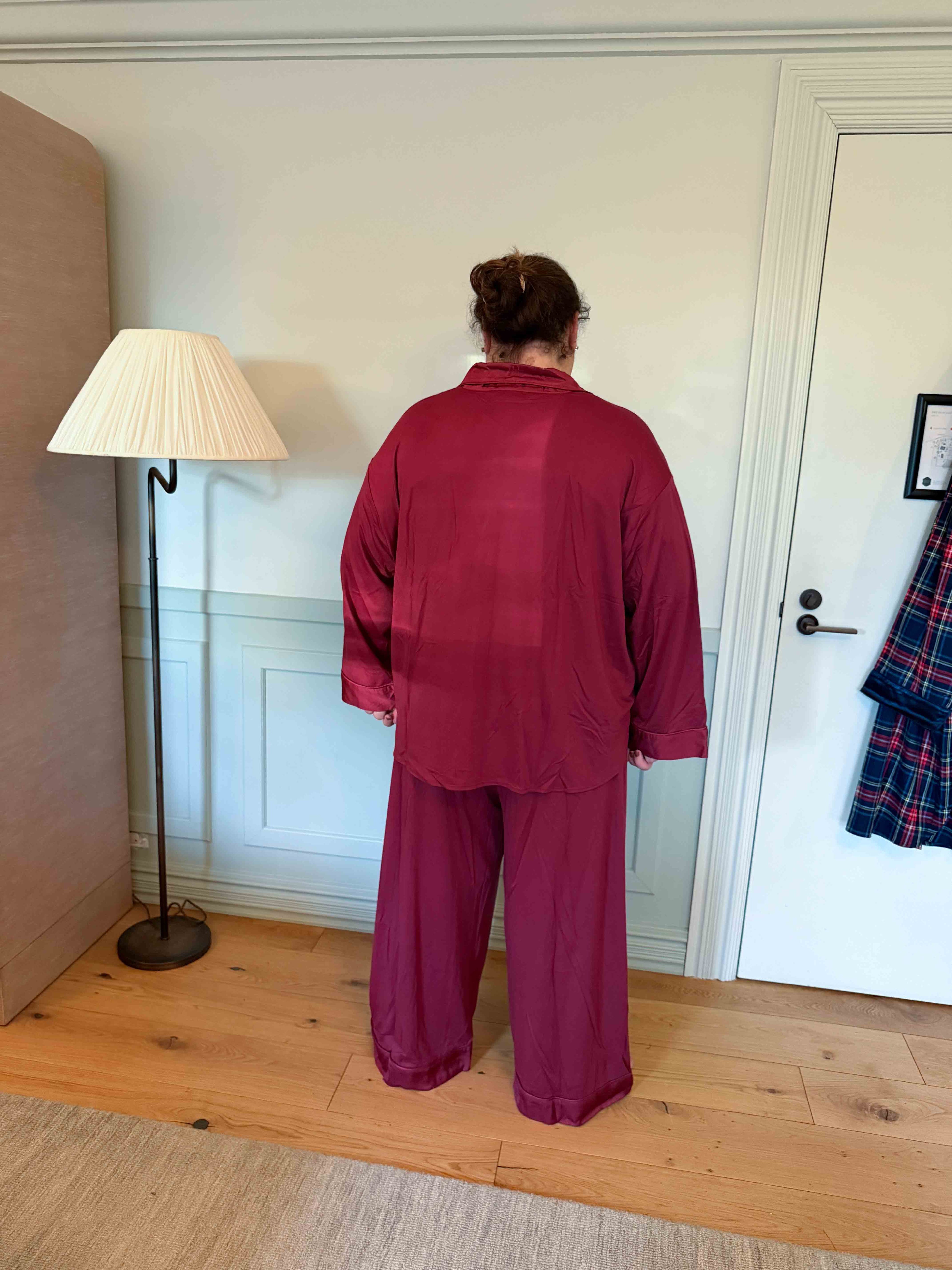 The Hebe Pyjama Set - Burgundy