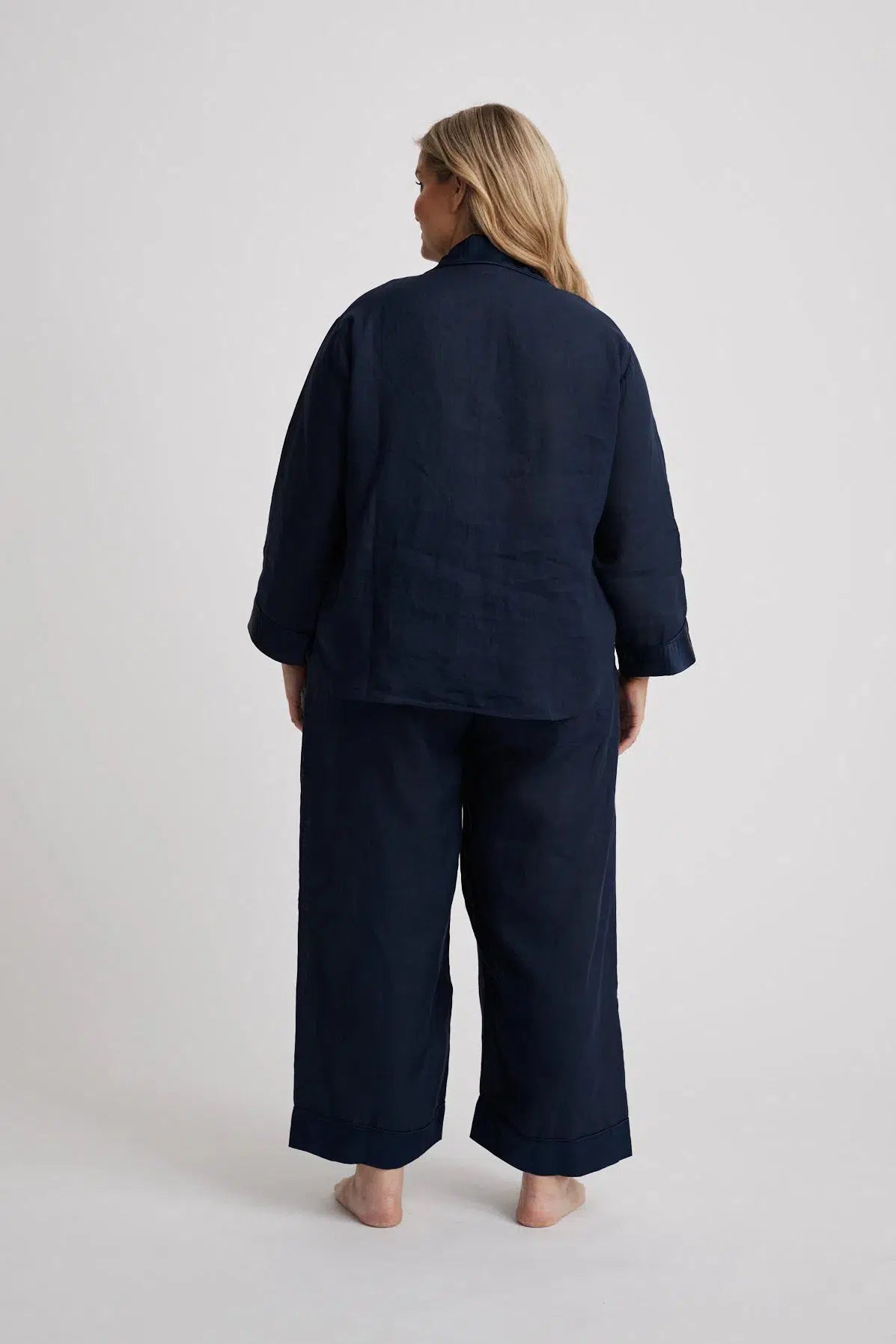 Hera - Pajama Pant - Navy- | - | Hank & Hera