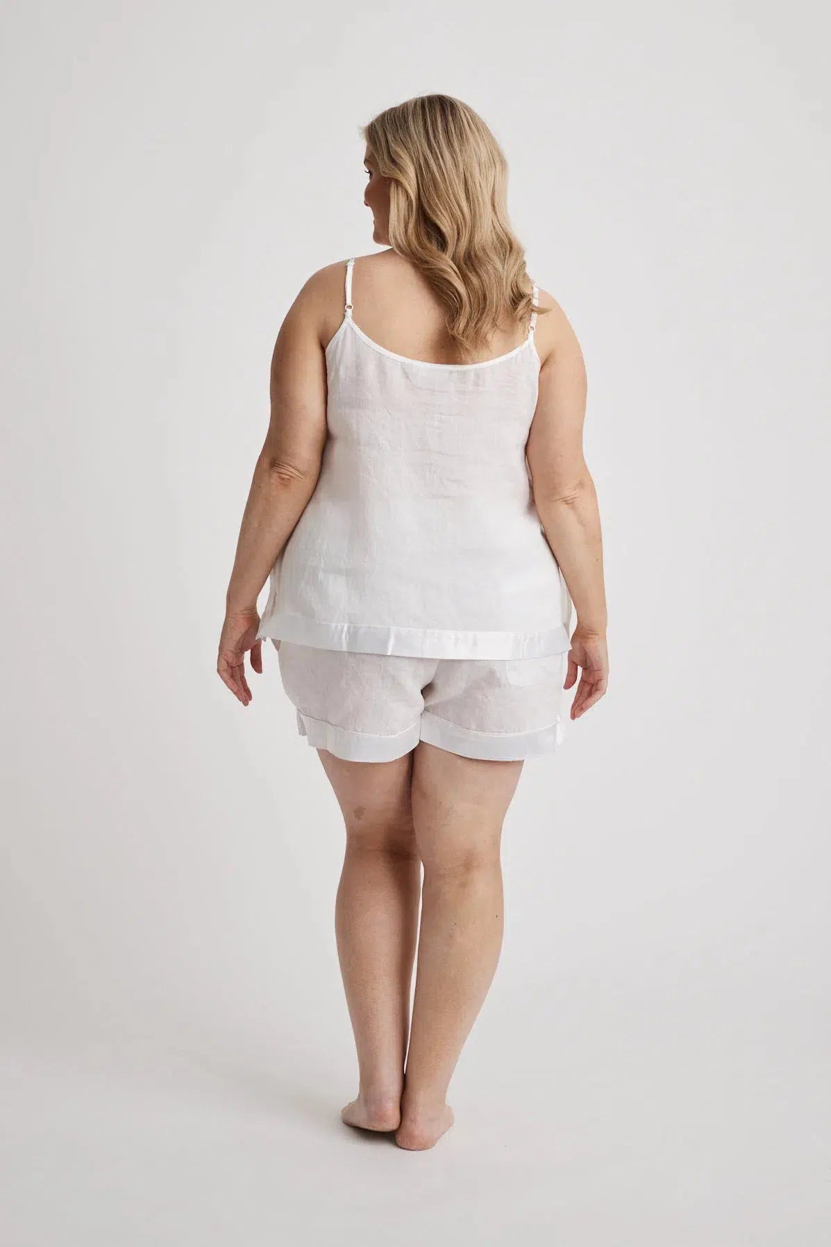 Hera - Pajama Short - White- | - | Hank & Hera