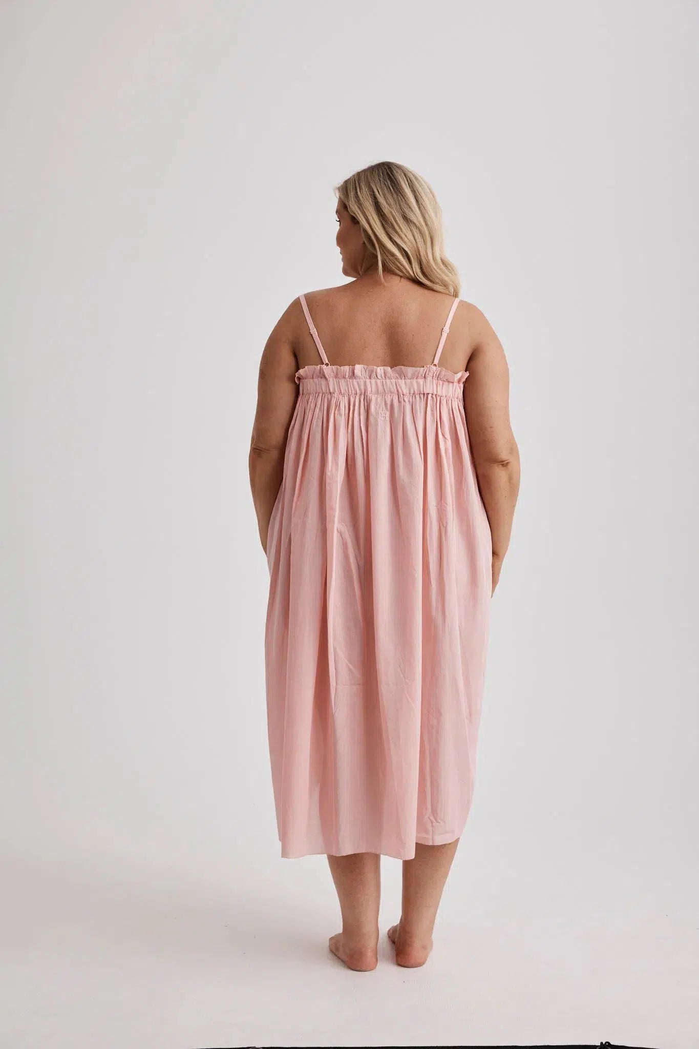 Katie - Nightdress - Long - Pink-Nightdress | XS- | Hank & Hera