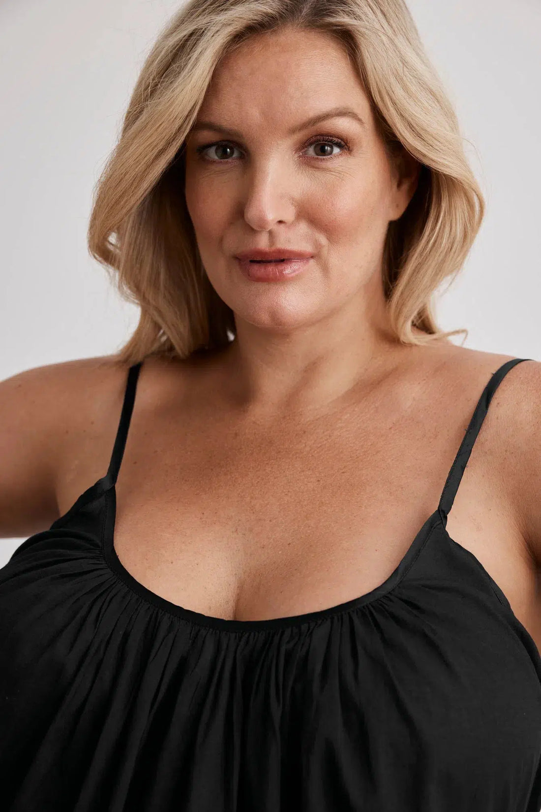 Leilani - Nightdress - Short - Black-Nightdress | XS- | Hank & Hera