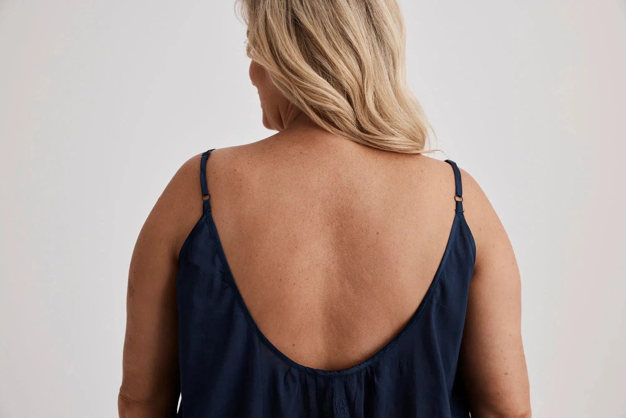 Leilani - Nightdress - Short - Navy-Nightdress | XS- | Hank & Hera