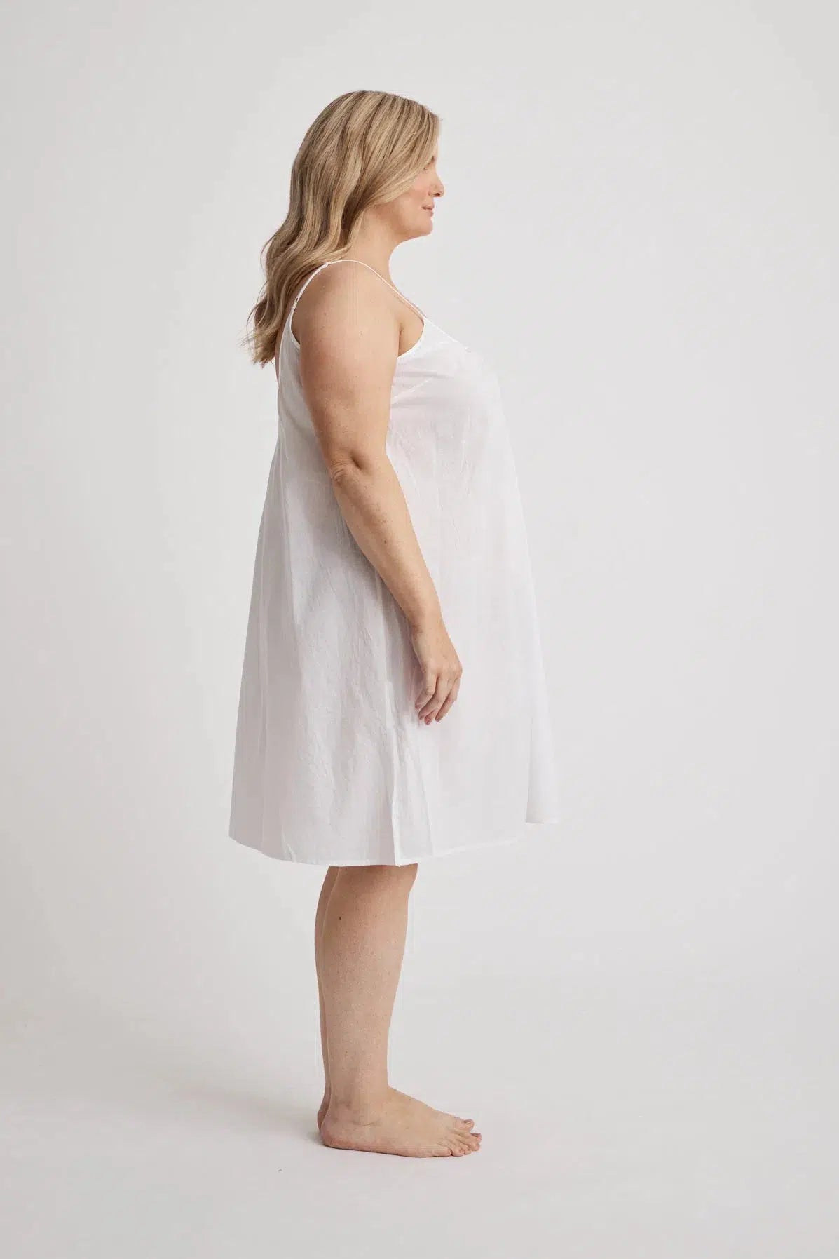 Leilani - Nightdress - Short - White-Shirt Nightdress | XS- | Hank & Hera