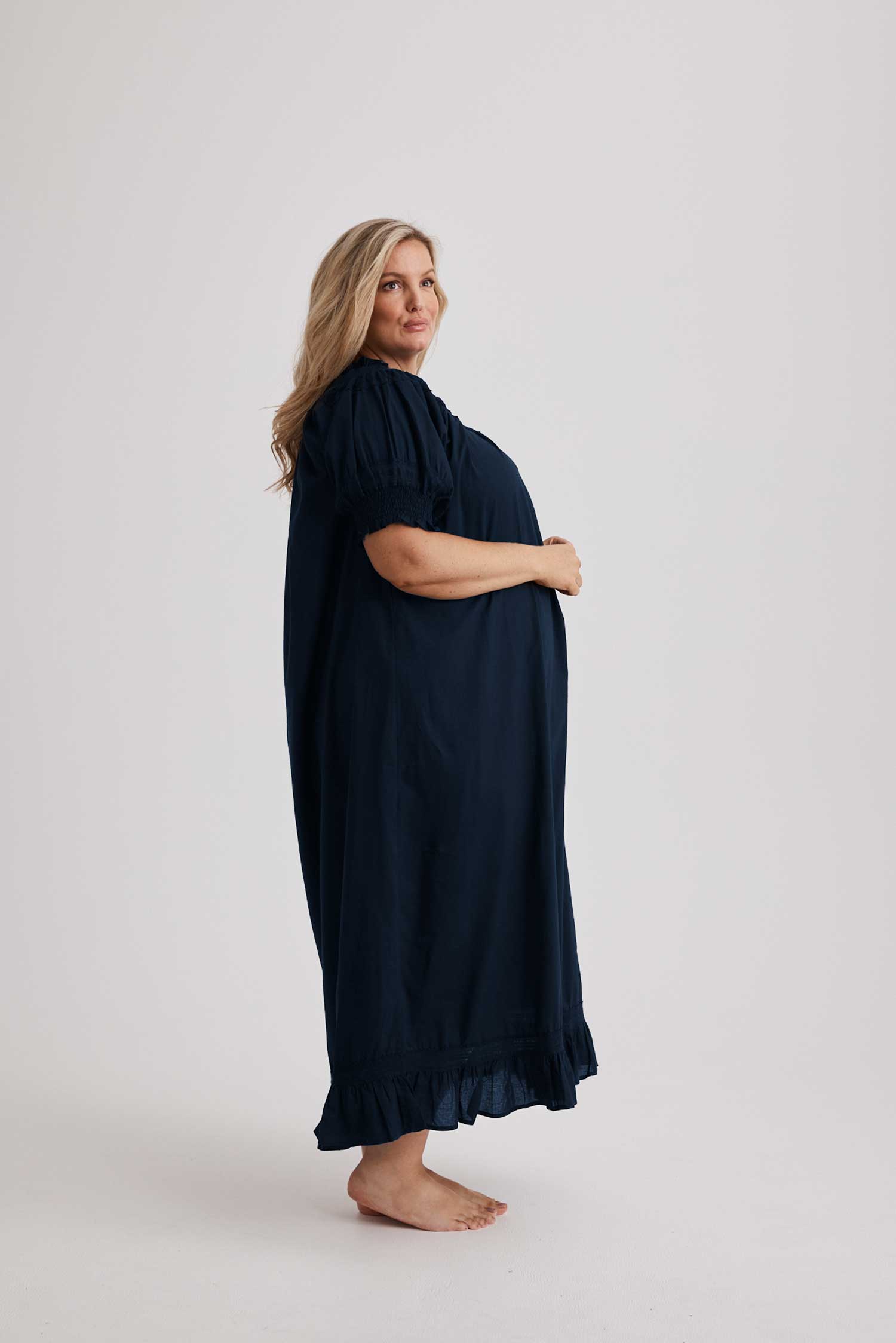 Celeste - Nightgown - Long - Navy