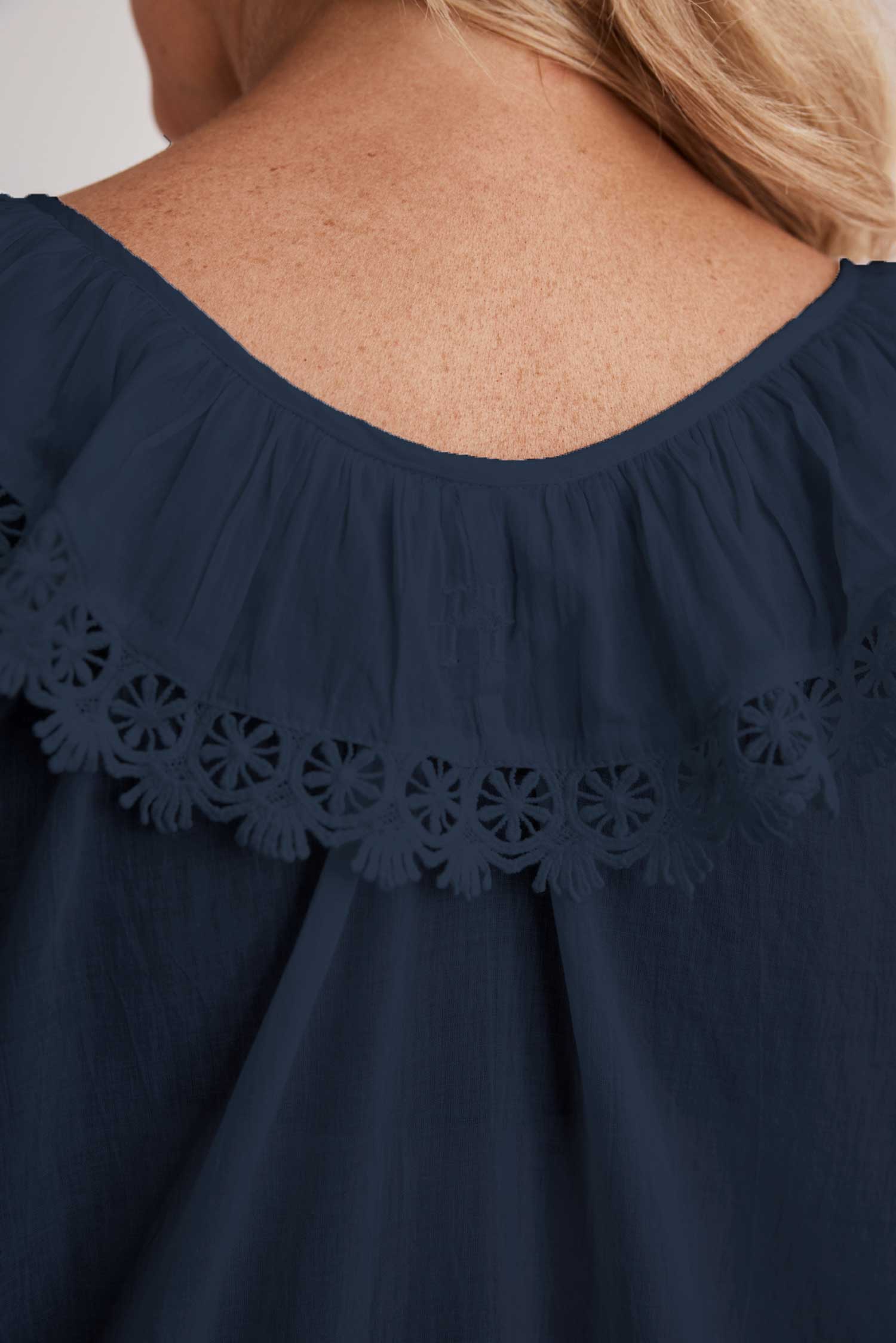 India - Nightgown - Navy
