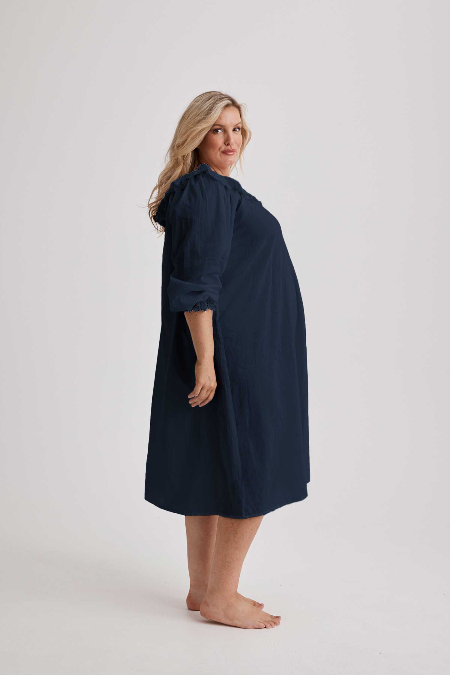 India - Nightgown - Navy
