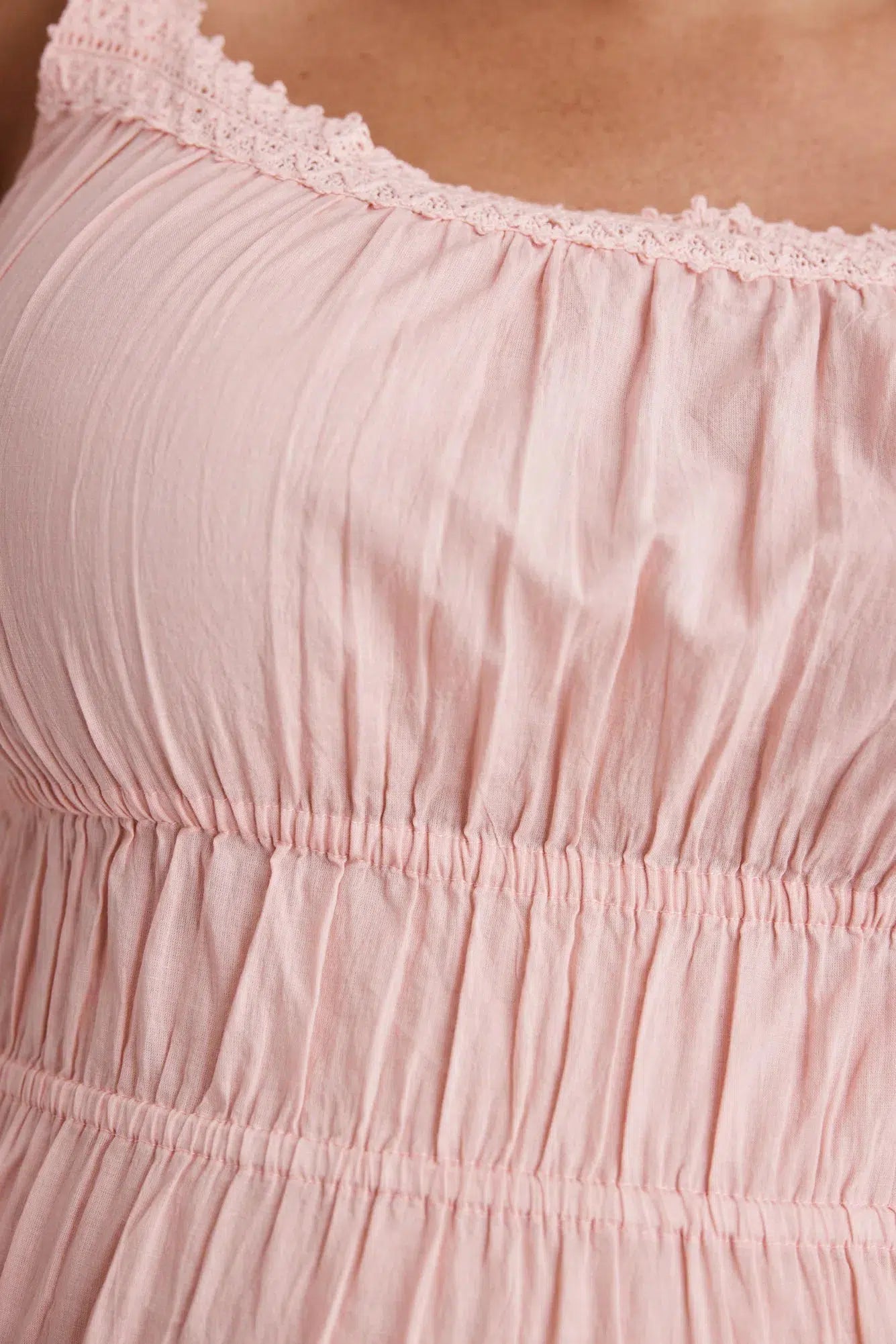 Nitya - Nightdress - Long - Pink-Sleepwear & Loungewear | XS- | Hank & Hera