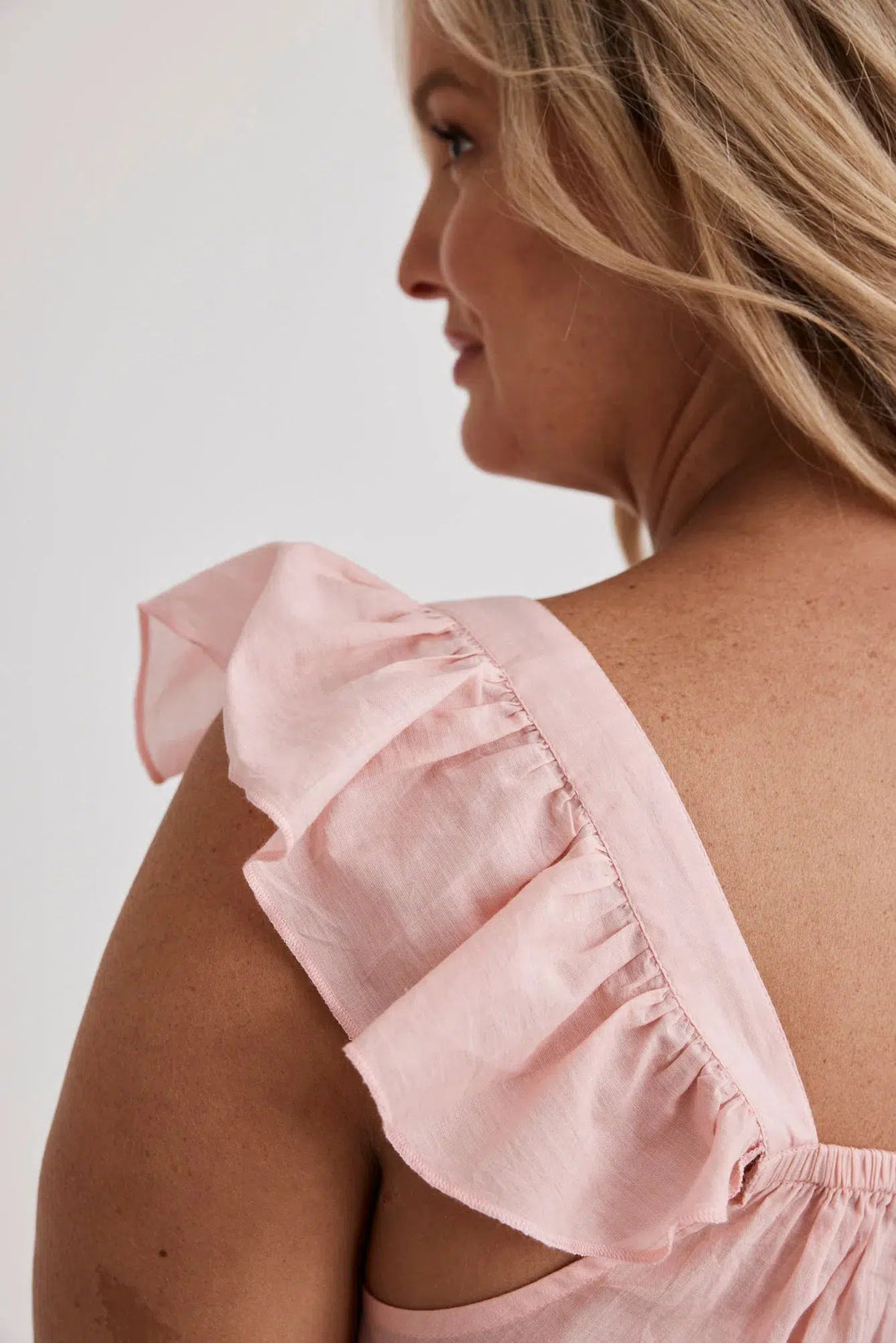 Polly - Nightie - Short - Pink-Nightie | XS- | Hank & Hera