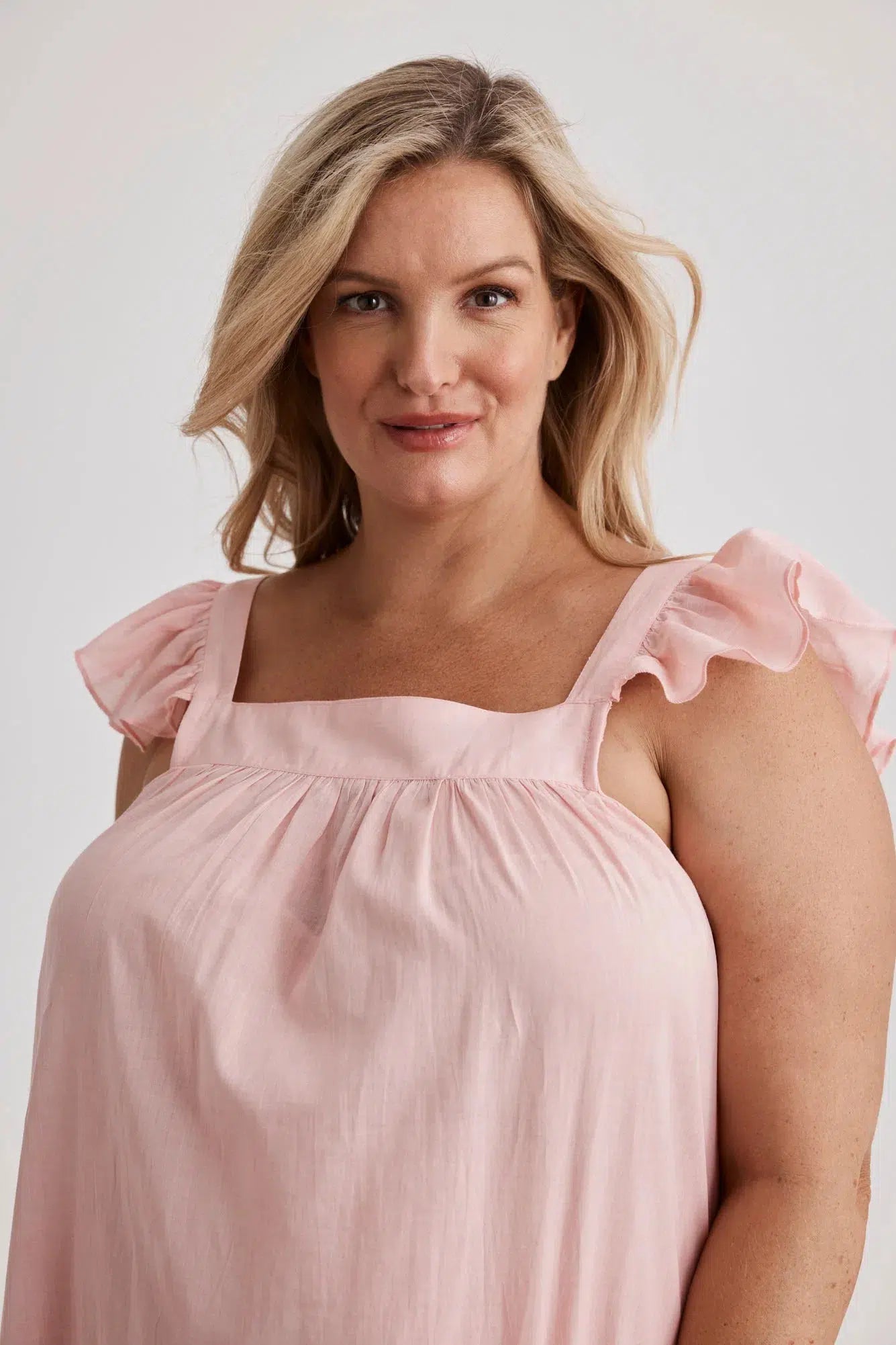Polly - Nightie - Short - Pink-Nightie | XS- | Hank & Hera