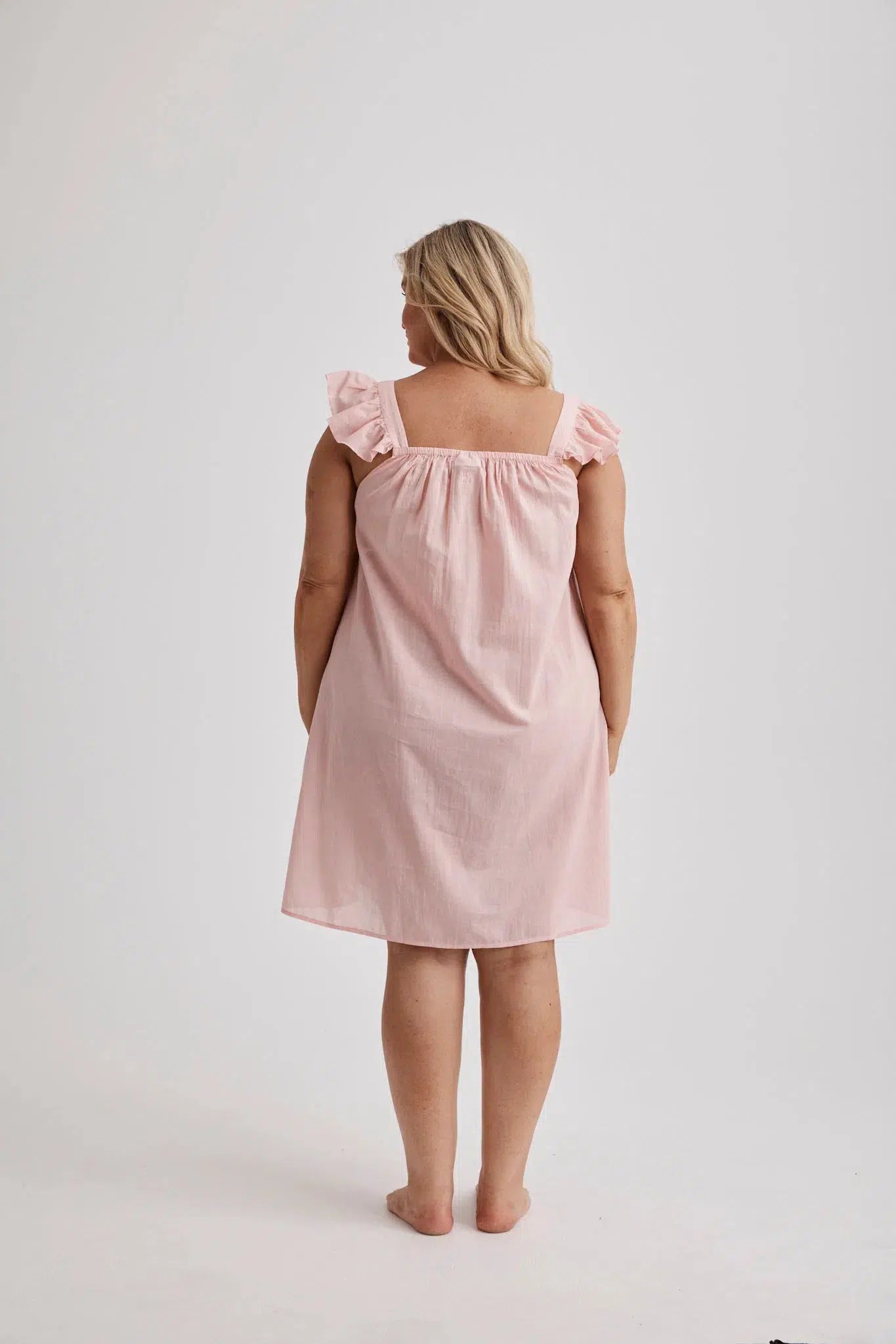 Polly - Nightie - Short - Pink-Nightie | XS- | Hank & Hera
