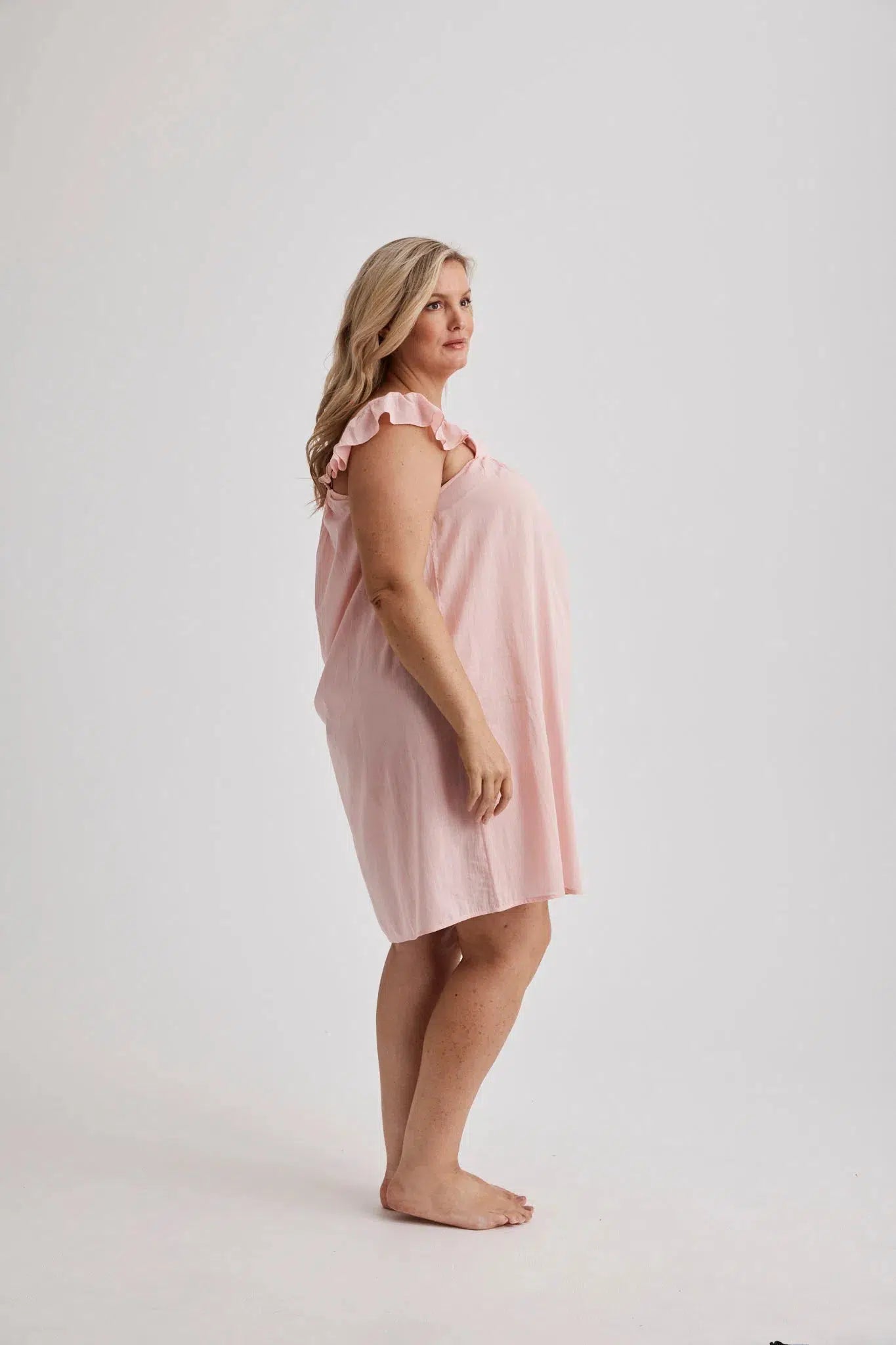 Polly - Nightie - Short - Pink-Nightie | XS- | Hank & Hera