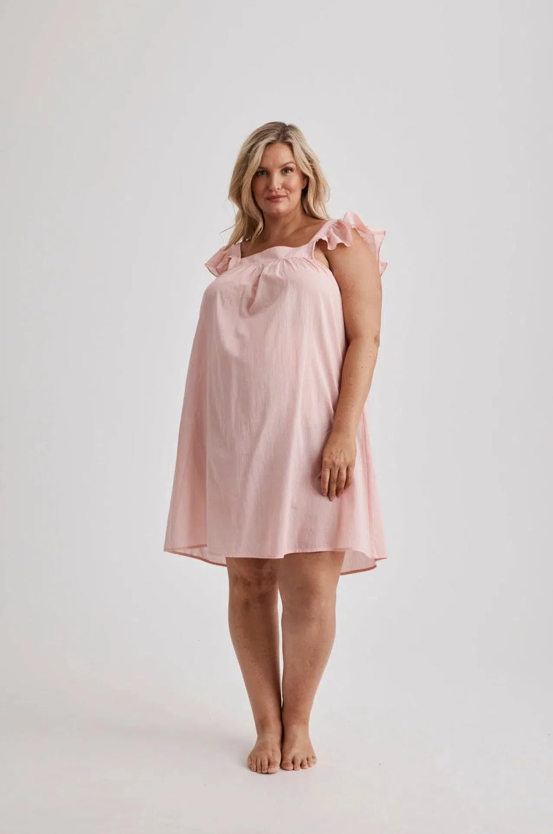 Polly - Nightie - Short - Pink-Nightie | XS- | Hank & Hera
