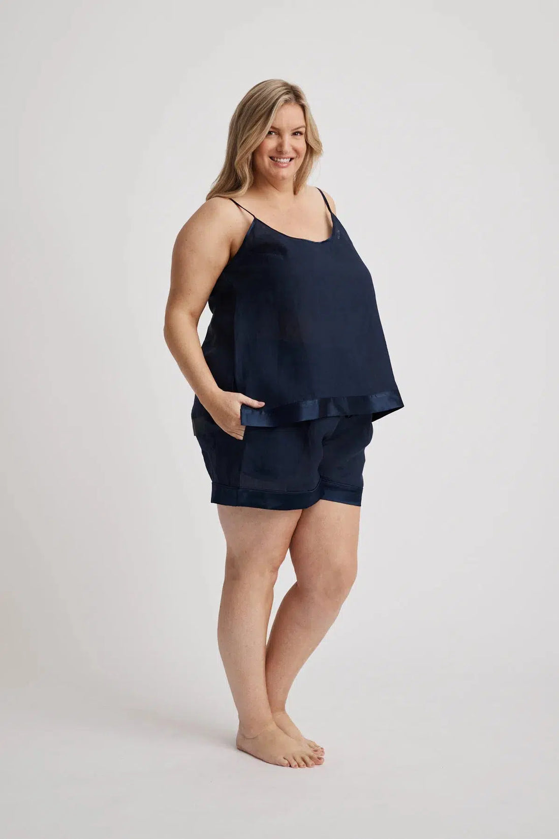 Sara - Camisole - Navy-Camisole | XS- | Hank & Hera