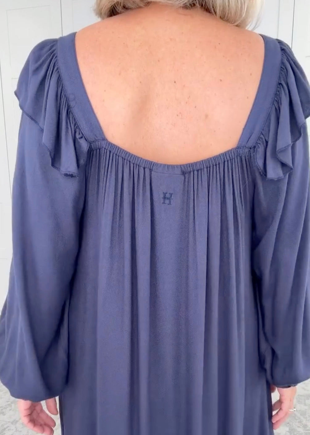 Winter Polly - Nightgown - Long - Navy