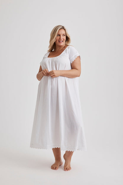 Arianna - Nightie - Long - White