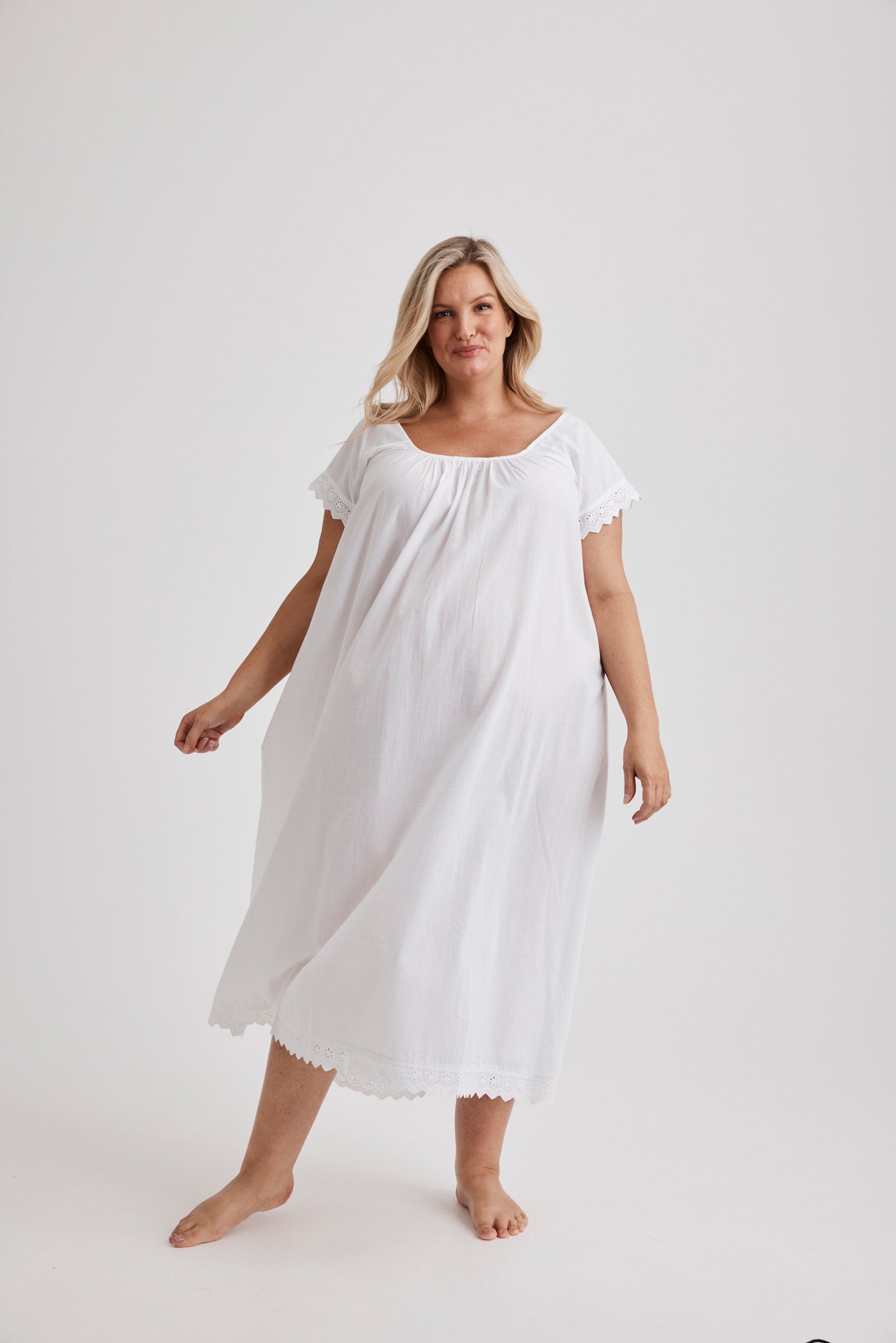 Arianna - Nightie - Long - White